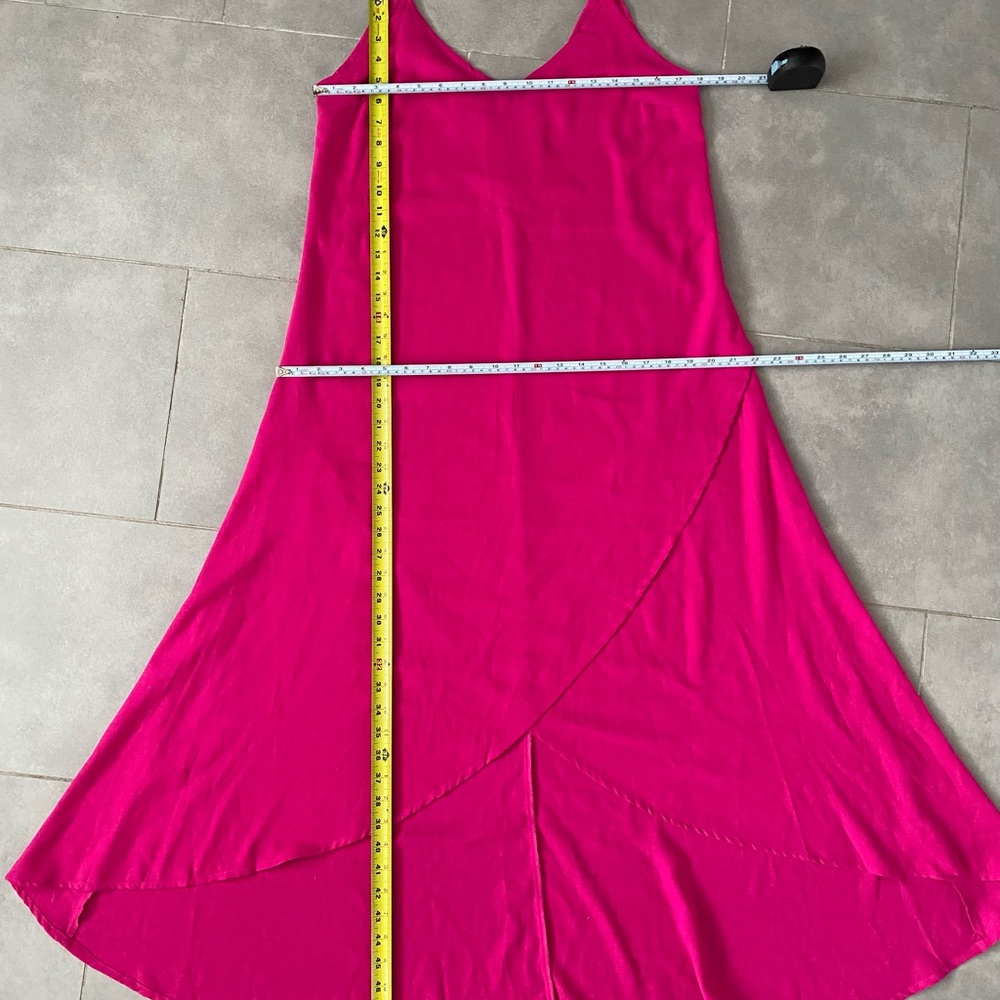 Lulu's Vibrant Pink Midi Dress - Picture 5 of 6